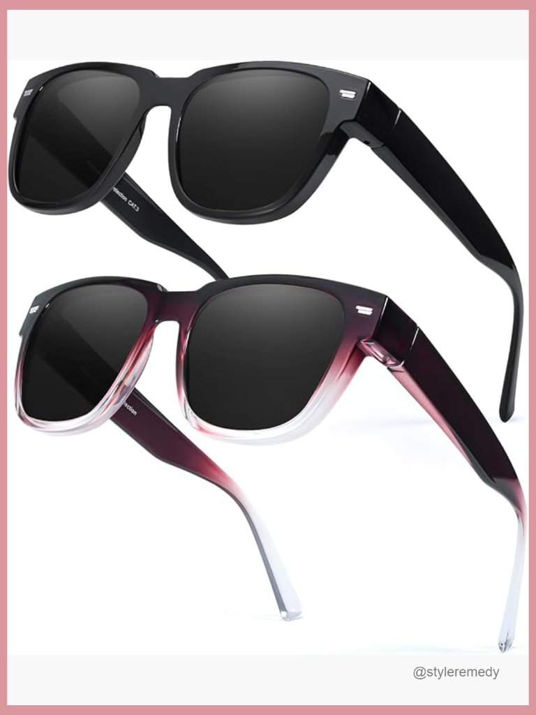 Polarized Fit Over Glasses Sunglasses, Uv400 Protection, Reduce Glare Driving